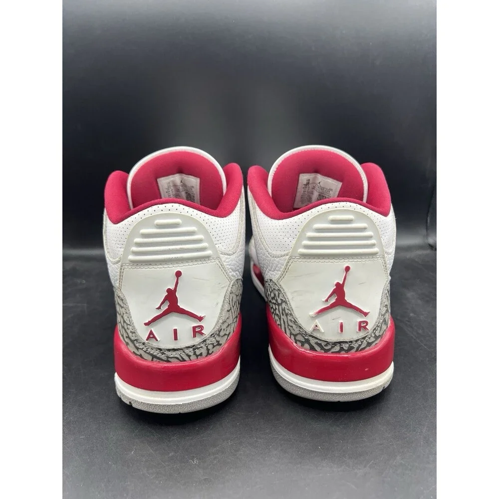 Air Jordan 3 Retro 'Cardinal Red' Men’s Size 10 (CT8532-126)